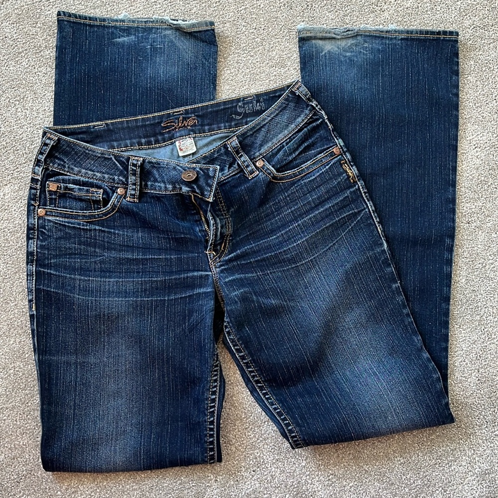 Silver Suki Boot Cut Jeans